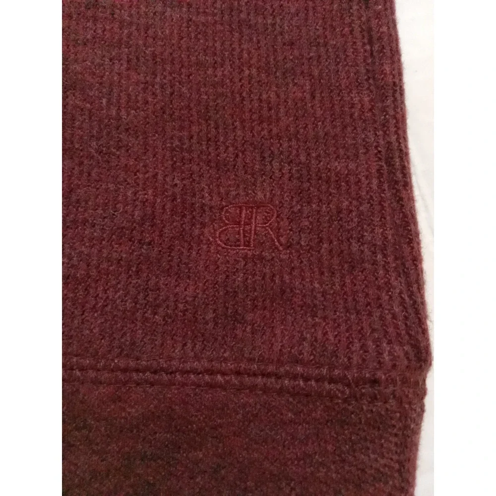 banana republic Men Heather Red Crew Neck Longsleeve Pullover  Sweater Size XL‎
